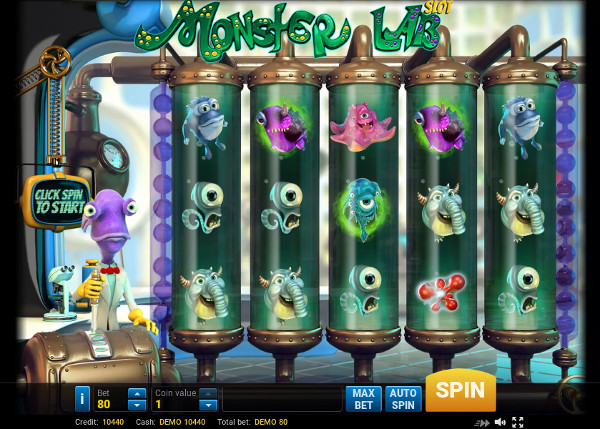 Игровой автомат Monster Lab - в Вулкан казино зеркало играй и выигрывай